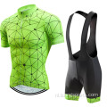 Ademend Anti-UV Fietskleding Korte mouw Cycling Jersey